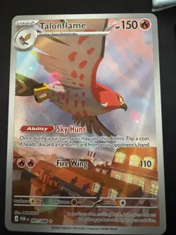 Pokemon TCG - Talonflame 091/088 Perfect Order Illustration Rare Holo - Image 1