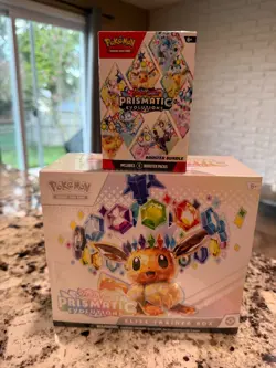 Pokemon Prismatic Evolutions Elite Trainer Box ETB And Booster Bundle - Image 1