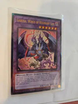 garuar wings of resonant life platinum secret rare yugioh ra02-eno24 - Image 2