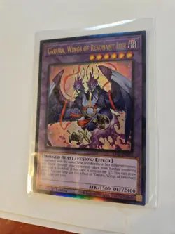 garuar wings of resonant life platinum secret rare yugioh ra02-eno24 - Image 3
