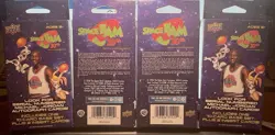 2025 Upper Deck Space Jam 30th Anniversary 4 Box Hanger Lot Michael Jordan AutoU - Image 1