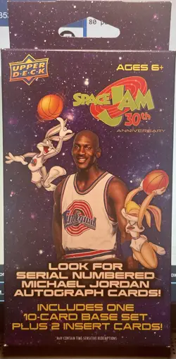 2025 Upper Deck Space Jam 30th Anniversary 4 Box Hanger Lot Michael Jordan AutoU - Image 2