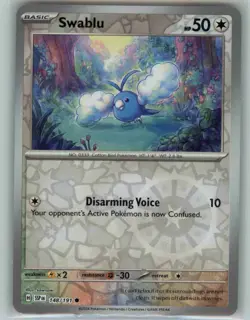 Swablu 148/191 Reverse Holo Surging Sparks - Pokemon - Image 1