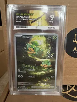 Pokemon Black Bolt Pansage IR 089/086 Ace 9 - Image 1