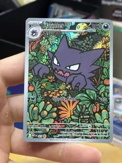 Haunter 027 Black Star Promo 2025 IR Holo Rare Pokemon Card TCG - Image 3