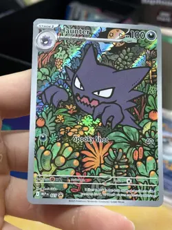 Haunter 027 Black Star Promo 2025 IR Holo Rare Pokemon Card TCG - Image 4