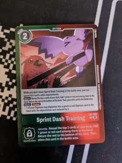 Digimon Card Game Treadmill Training LM-055 NM Promo - Image 1