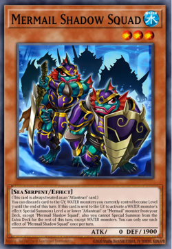 Yugioh! Mega Tins 2025 PREORDER 1x PScR Mermail Shadow Squad - Image 1