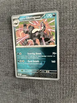 Galarian Obstagoon 132/217 Pokemon Card Reverse Holo Dusk Ball Ascended Heroes - Image 3