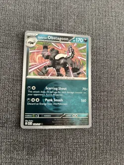 Galarian Obstagoon 132/217 Pokemon Card Reverse Holo Dusk Ball Ascended Heroes - Image 4