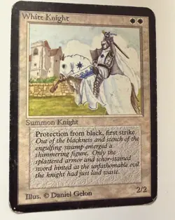 MTG English White Knight Alpha - Image 3