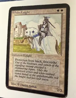 MTG English White Knight Alpha - Image 4