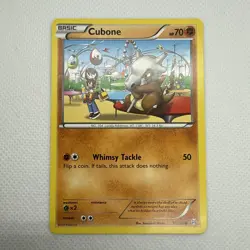 Pokemon TCG Card Cubone 77/162 XY Breakthrough Common Very LP Near Mint - Image 1