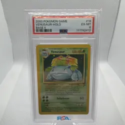 Pokemon Venusaur 15/102 Base Set Holo Rare PSA 6 English 1999 Trading Card - Image 1