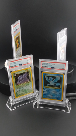 1999 POKEMON FOSSIL ARTICUNO/DRAGONITE/LAPRAS/MUK HOLO PSA GRADED VINTAGE CARDS! - Image 2