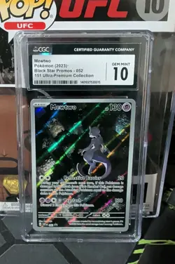 Pokemon 151 Mewtwo 052 Sv: Scarlet & Violet Promo Holo CGC Gem Mint 10 Card - Image 1