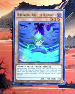 YuGiOh! Blackwing - Gale the Whirlwind BLCR-EN056 1st Edition NM UR - Image 1
