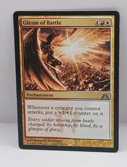 MTG Magic the Gathering Gleam of Battle (73/172) Dragon's Maze NM - Image 1