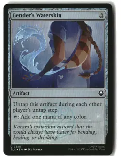 MTG Bender's Waterskin [TLA - 255] LP Foil 4-8 - Image 1
