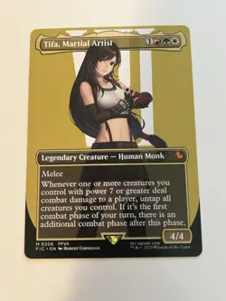 Tifa, Martial Artist (Borderless) - Final Fantasy MTG 0206 FIC - Image 1