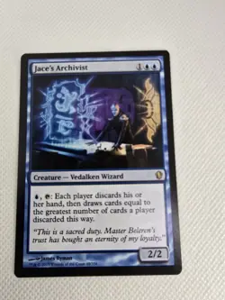Wizards Jace's Archivist The List Reprints Creature Blue Rare Vedalken Wizard 2… - Image 1