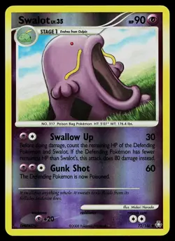 Pokemon Card - Swalot Legends Awakened 72/146 Reverse Holo Uncommon - Image 1