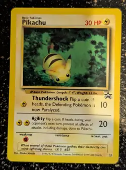 Pikachu #27 Black Star Promo Pokemon Card - Image 1