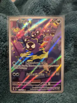 Pokemon Gastly Illustration Rare IR Full Art Holo 177/162 Temporal Forces - Image 1