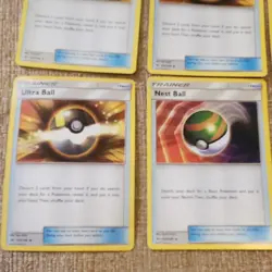 Pokemon TCG Sun & Moon 10 Cards Ultra Ball Timer Ball Nest Ball - Image 3