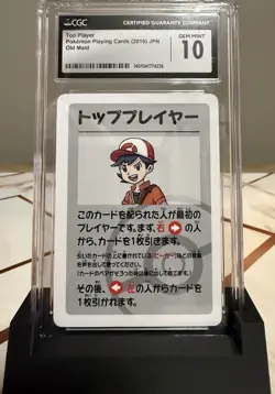 Top Player Old Maid 2019 Pokemon Playing Cards Japanese CGC 10 - Image 1