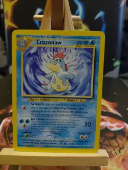 Pokemon TCG Croconaw Neo Genesis 31/111 Regular Unlimited Uncommon - Image 1