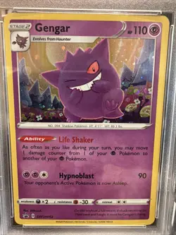 POKEMON CHAMPION'S PATH PIN COLL. GENGAR #SWSH052 PSA 9 MINT - Image 2