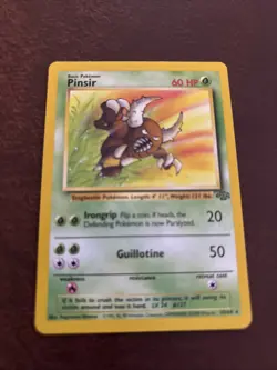 Pinsir 25/64 Rare Jungle Pokemon Moderately Played - Image 1