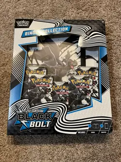 Pokemon TCG Black Bolt Binder Collection Sealed Brand New - Image 1