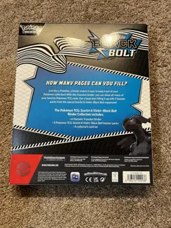 Pokemon TCG Black Bolt Binder Collection Sealed Brand New - Image 2