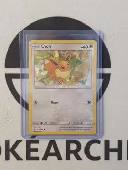 Evoli 155/214 Cracked Ice Holo Echo des Donners Set Pokemon Karte Pokemon Eevee - Image 1