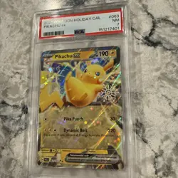 Pikachu ex 063/193 Paldea Evolved Exclusive [Snowflake Stamp Pokemon PSA7 - Image 2