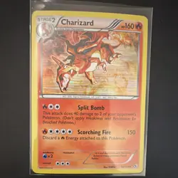 Pokemon Charizard Holo Rare 19/113 160HP Scorching Fire Legendary Treasures - Image 1