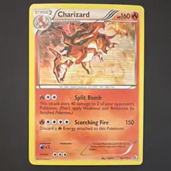 Pokemon Charizard Holo Rare 19/113 160HP Scorching Fire Legendary Treasures - Image 2