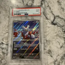 2025 POKEMON MEG EN-MEGA EVOLUTION ILLUSTRATION RARE #152 DELIBIRD PSA 9 - Image 3
