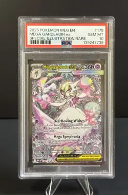 Pokemon Mega Gardevoir ex Mega Evolution Special Illustration Rare #178 PSA 10 - Image 1