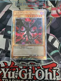 Red-Eyes Black Dragon Platinum Secret Rare RA03-EN081 Yugioh - Image 1