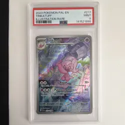Pokemon Tinkatuff Illustration Rare Holo PSA 9 217/193 Sv02: Paldea Evolved 2023 - Image 1