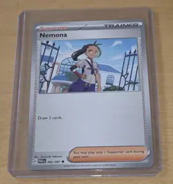 Pokemon Scarlet & Violet Paldean Fates Nemona 082/091 Regular - Image 1