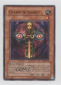 Charm of Shabti YuGiOh Pharaonic Guardian #PGD-074 2003 READ - Image 1