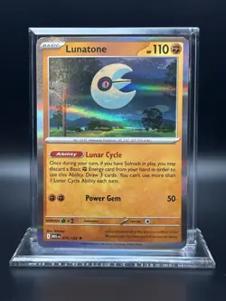 2025 Pokemon Mega Evolutions - Lunatone Holo No. 74/132 - Image 1