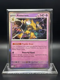 2025 Pokemon Mega Evolutions -Alakazam Holo No. 56/132 - Image 1