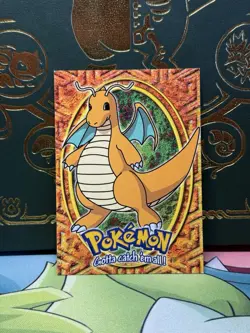 1999 Pokemon Topps BLUE Logo Dragonite #149 E12 Non Foil - NM - Image 1