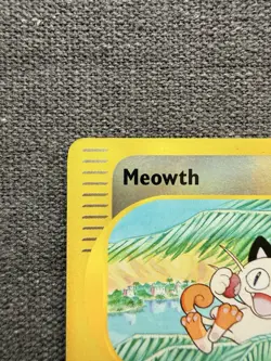 Pokemon TCG Skyridge Meowth 78/144 Reverse Holo E-reader LP 2003 Vintage - Image 3