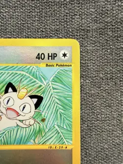 Pokemon TCG Skyridge Meowth 78/144 Reverse Holo E-reader LP 2003 Vintage - Image 4
